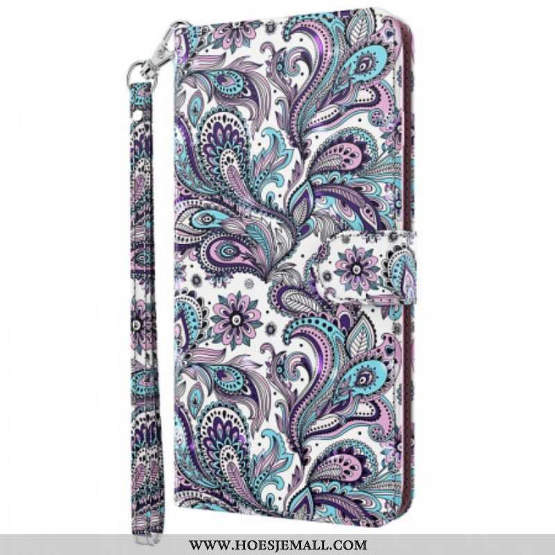 Folio-hoesje voor Moto G71 5G Paisley