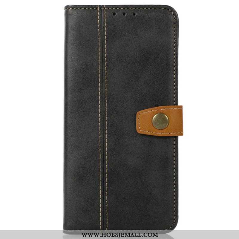 Folio-hoesje voor Moto G73 5G Geweven Band