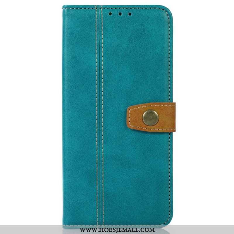 Folio-hoesje voor Moto G73 5G Geweven Band