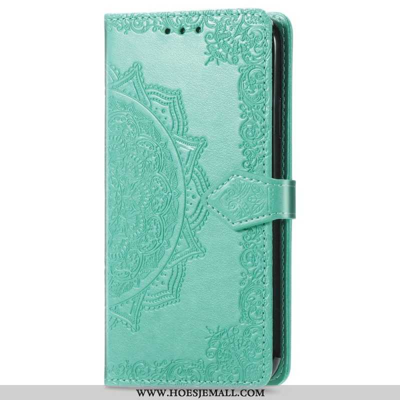 Leren Hoesje voor Moto G73 5G Mandala