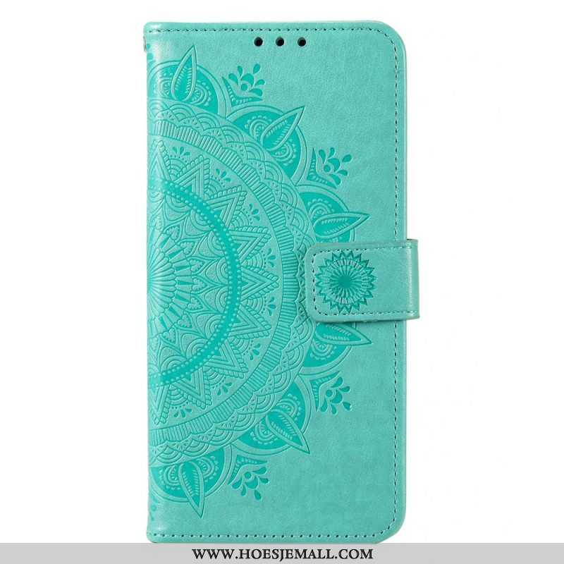 Folio-hoesje voor Moto G73 5G Zon Mandala