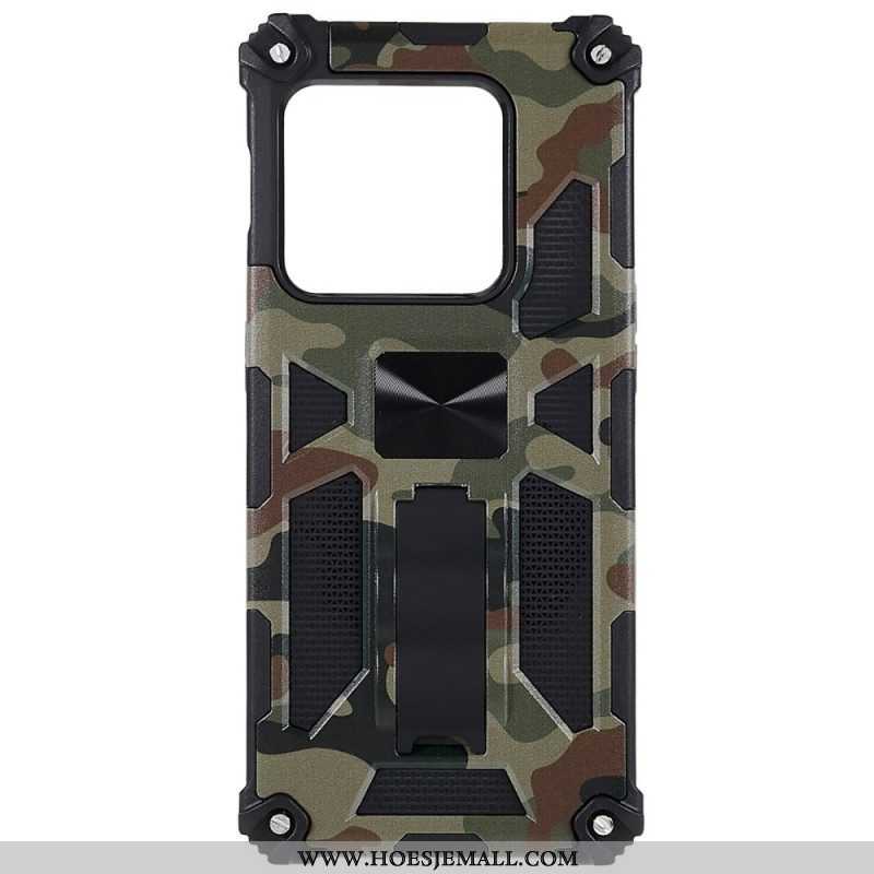 Telefoonhoesje voor OnePlus 10 Pro 5G Camouflage Verwijderbare Ondersteuning