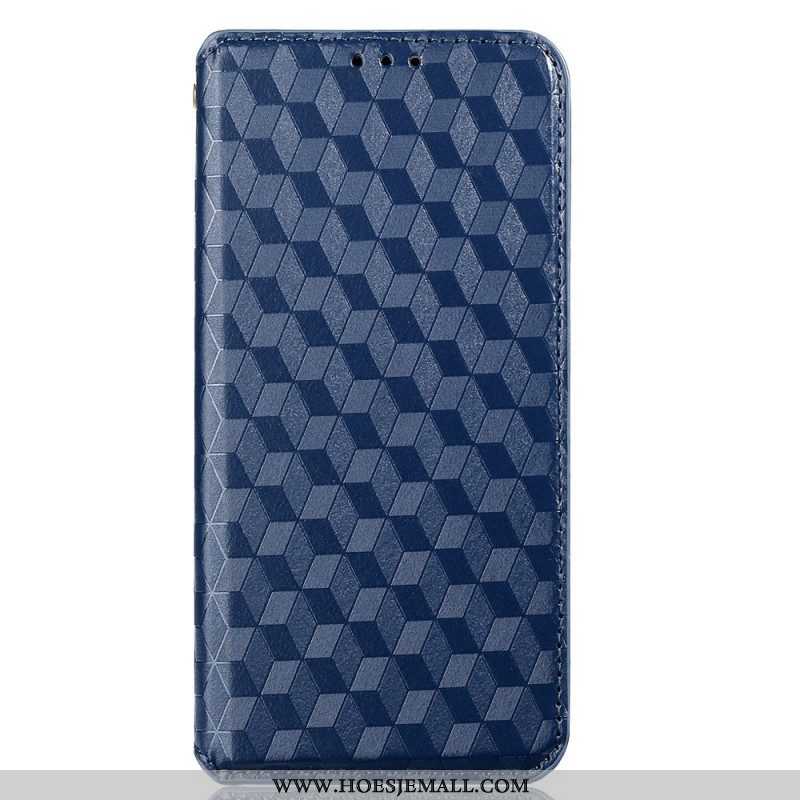 Bescherming Hoesje voor OnePlus 10 Pro 5G Folio-hoesje Diamant Leereffect