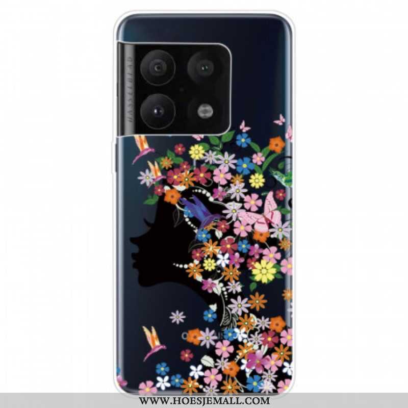 Telefoonhoesje voor OnePlus 10 Pro 5G Mooi Bloemhoofd