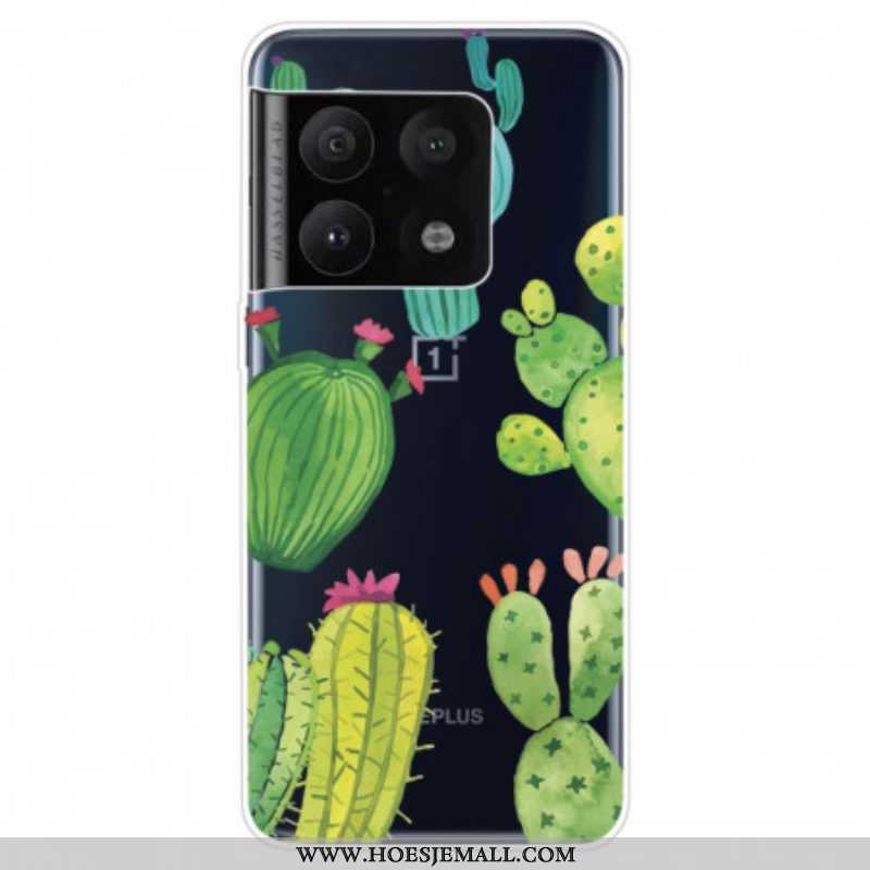 Hoesje voor OnePlus 10 Pro 5G Aquarel Cactussen