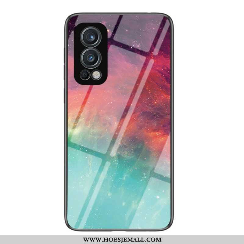 Hoesje voor OnePlus Nord 2 5G Schoonheid Gehard Glas