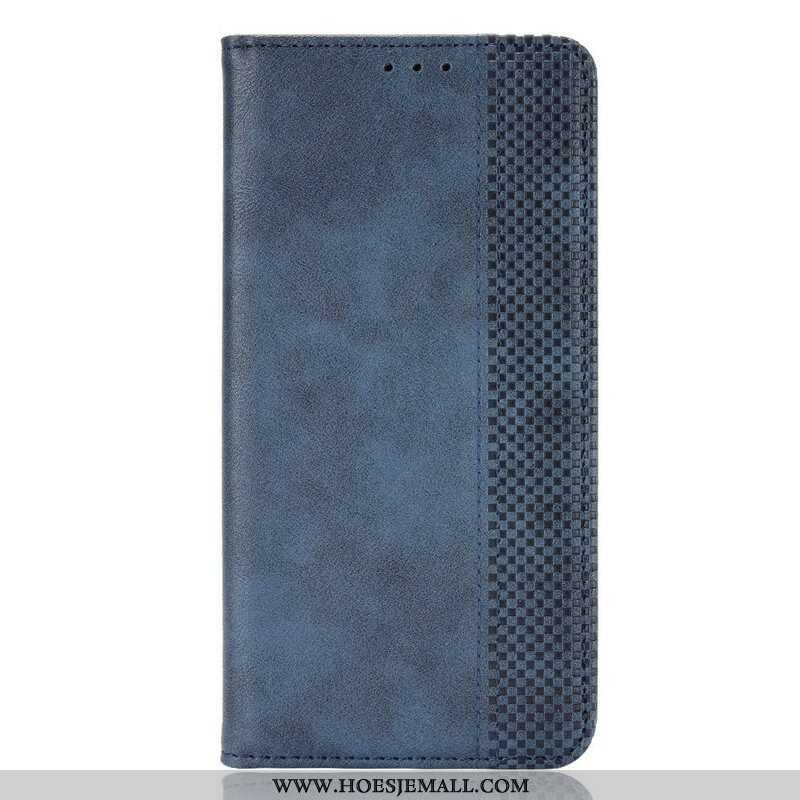 Bescherming Hoesje voor OnePlus Nord 2 5G Folio-hoesje Gestileerd Vintage Leereffect