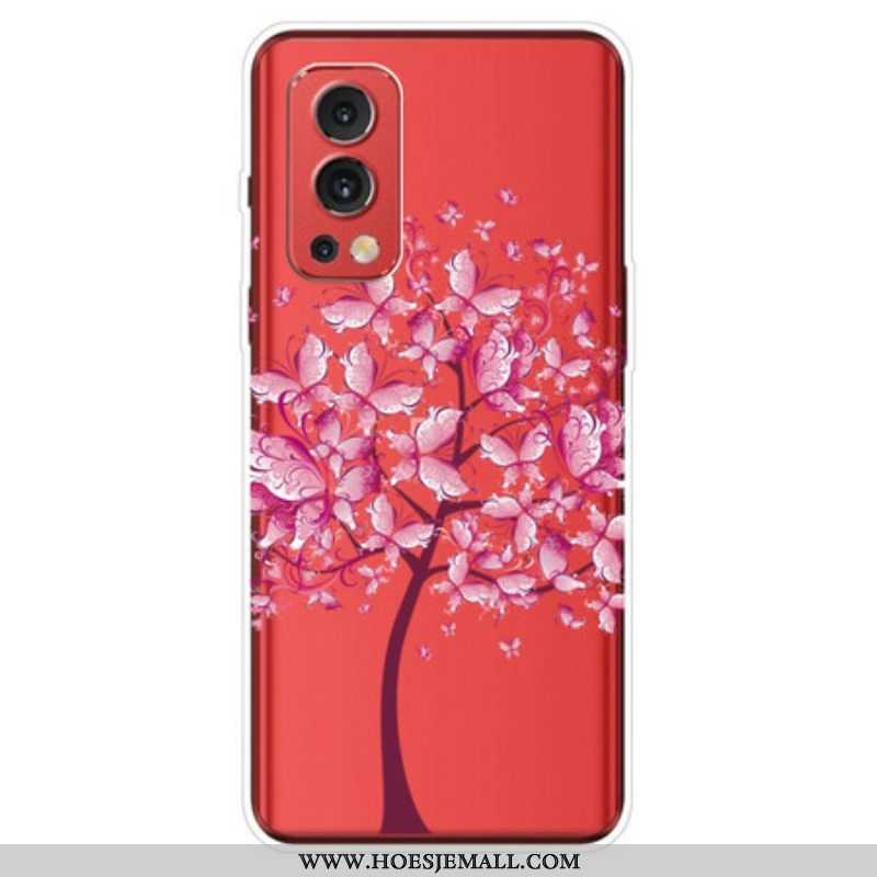 Hoesje voor OnePlus Nord 2 5G Transparante Vlinderboom