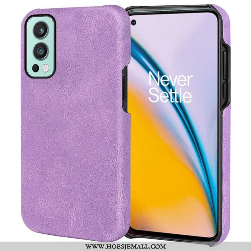 Telefoonhoesje voor OnePlus Nord 2 5G Nieuwe Kleuren Elegantie Ledereffect