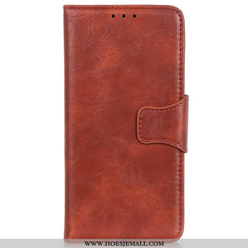 Folio-hoesje voor OnePlus Nord 2T 5G Vintage Gespleten Leer