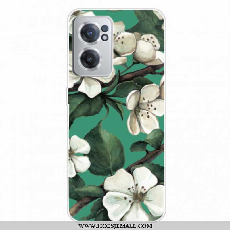 Telefoonhoesje voor OnePlus Nord CE 2 5G Lelietje-van-dalen Bloemen