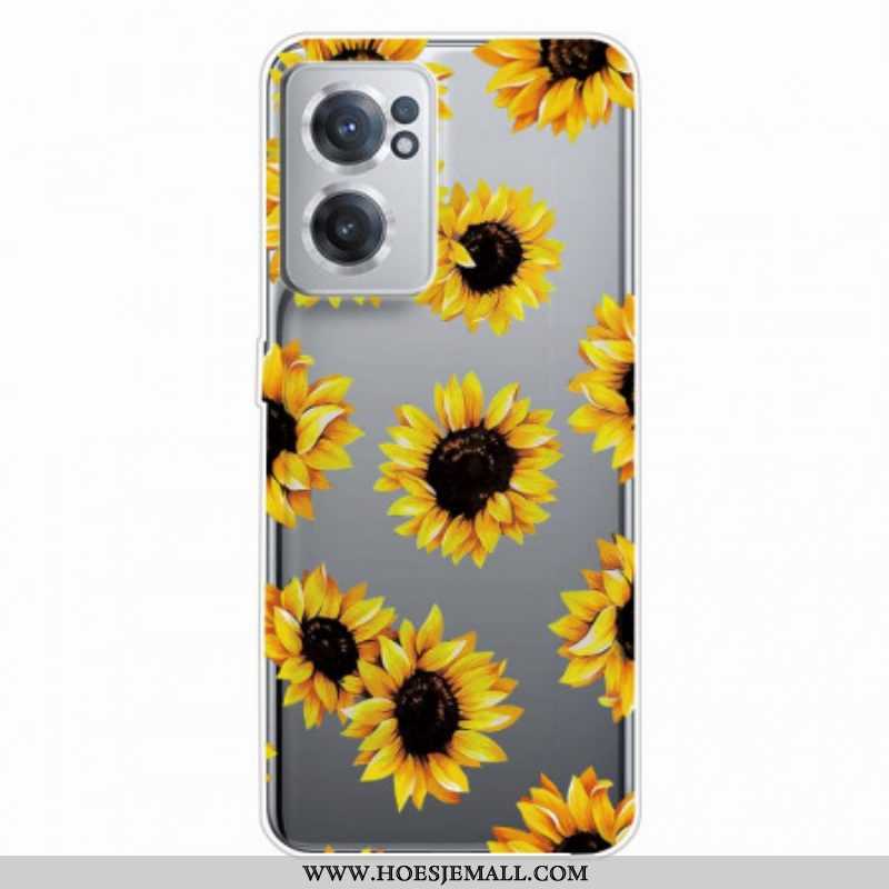 Telefoonhoesje voor OnePlus Nord CE 2 5G Zonnebloemen