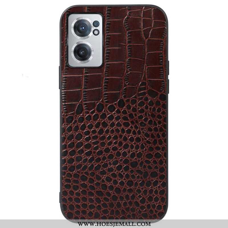 Telefoonhoesje voor OnePlus Nord CE 2 5G Krokodil Textuur