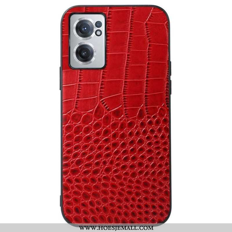 Telefoonhoesje voor OnePlus Nord CE 2 5G Krokodil Textuur