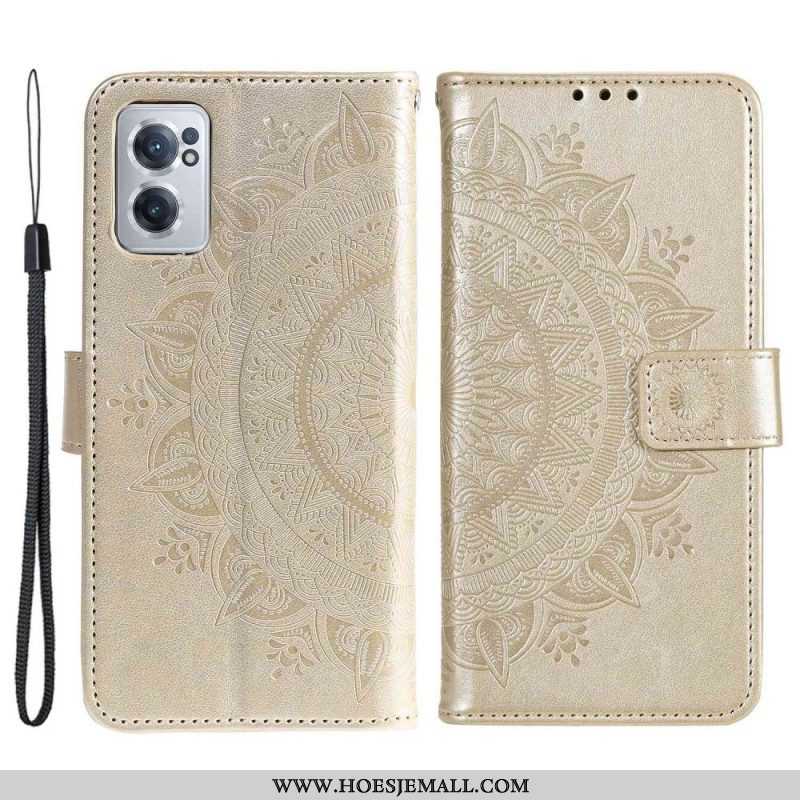 Folio-hoesje voor OnePlus Nord CE 2 5G Bloemenmandala