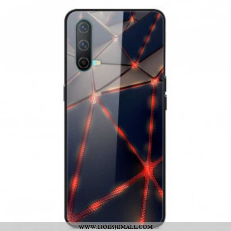 Hoesje voor OnePlus Nord CE 5G Red Ray Gehard Glas