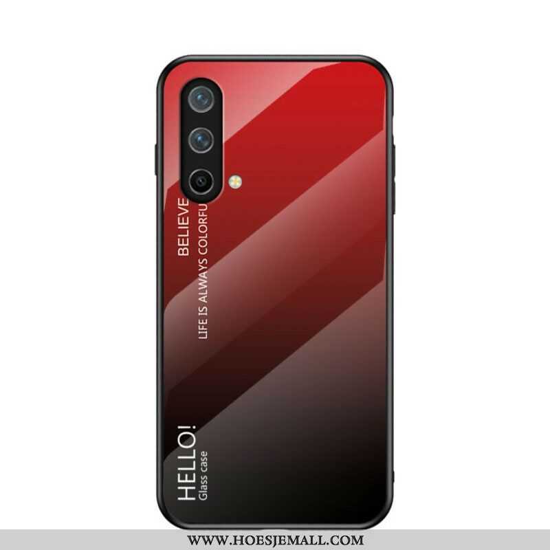 Telefoonhoesje voor OnePlus Nord CE 5G Gehard Glas Hallo