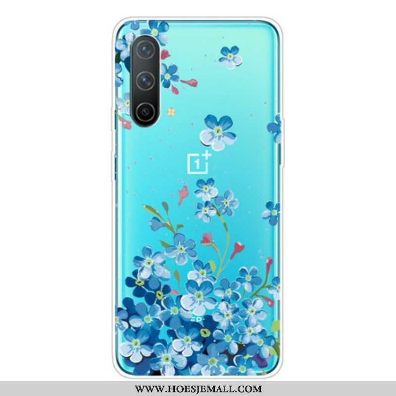 Hoesje voor OnePlus Nord CE 5G Blauwe Bloemen