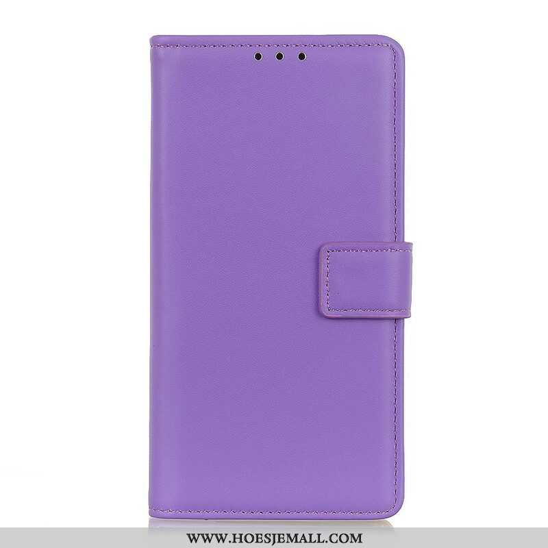 Flip Case voor Oppo A16 / A16s Effen Kunstleer