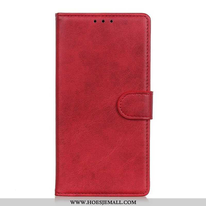 Folio-hoesje voor Oppo A16 / A16s Retro Mat Leereffect