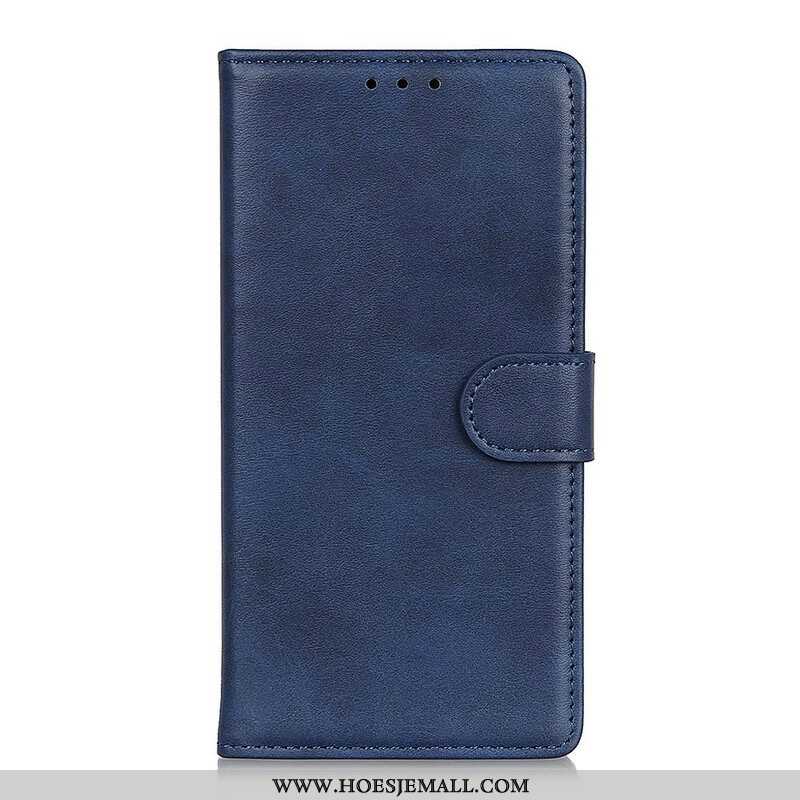 Folio-hoesje voor Oppo A16 / A16s Retro Mat Leereffect