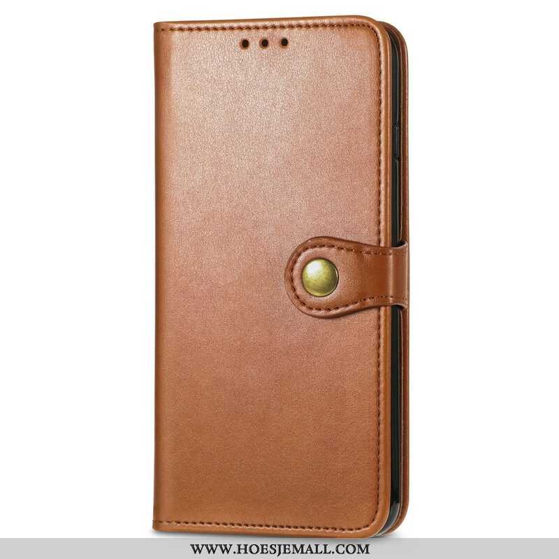 Flip Case voor Oppo A16 / A16s Kunstleer En Vintage Sluiting