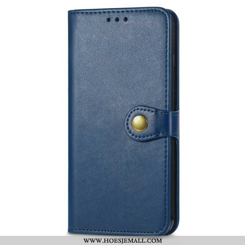 Flip Case voor Oppo A16 / A16s Kunstleer En Vintage Sluiting