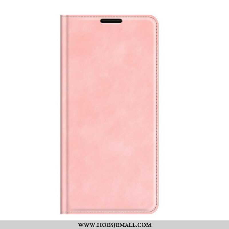 Bescherming Hoesje voor Oppo A16 / A16s Folio-hoesje Aanraking Van De Huid