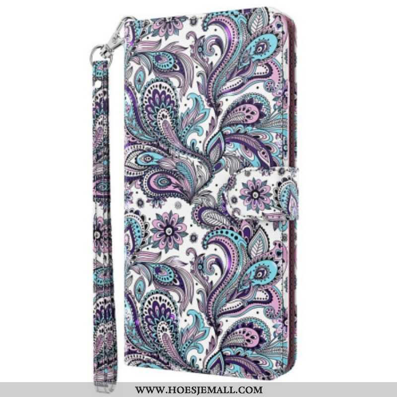 Flip Case voor Oppo A54 5G / A74 5G Paisley
