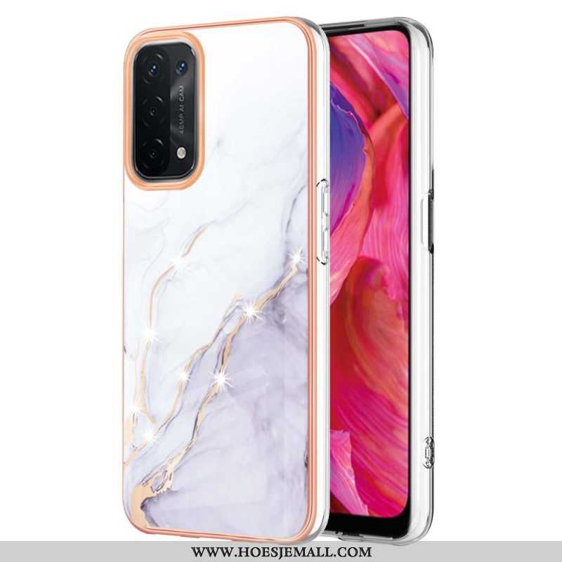 Hoesje voor Oppo A54 5G / A74 5G Marmeren Ontwerp