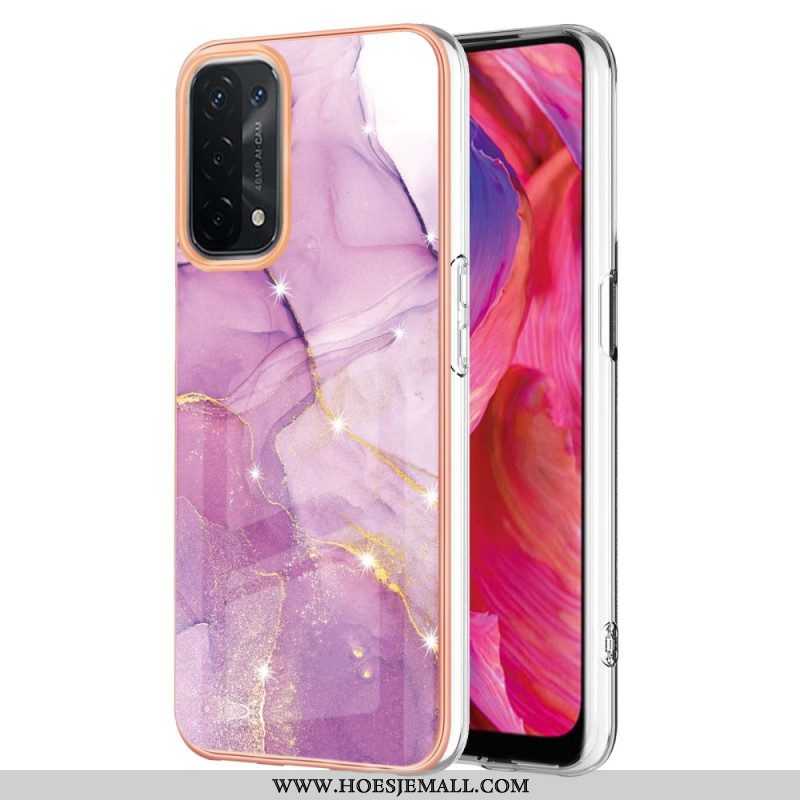 Hoesje voor Oppo A54 5G / A74 5G Marmeren Ontwerp