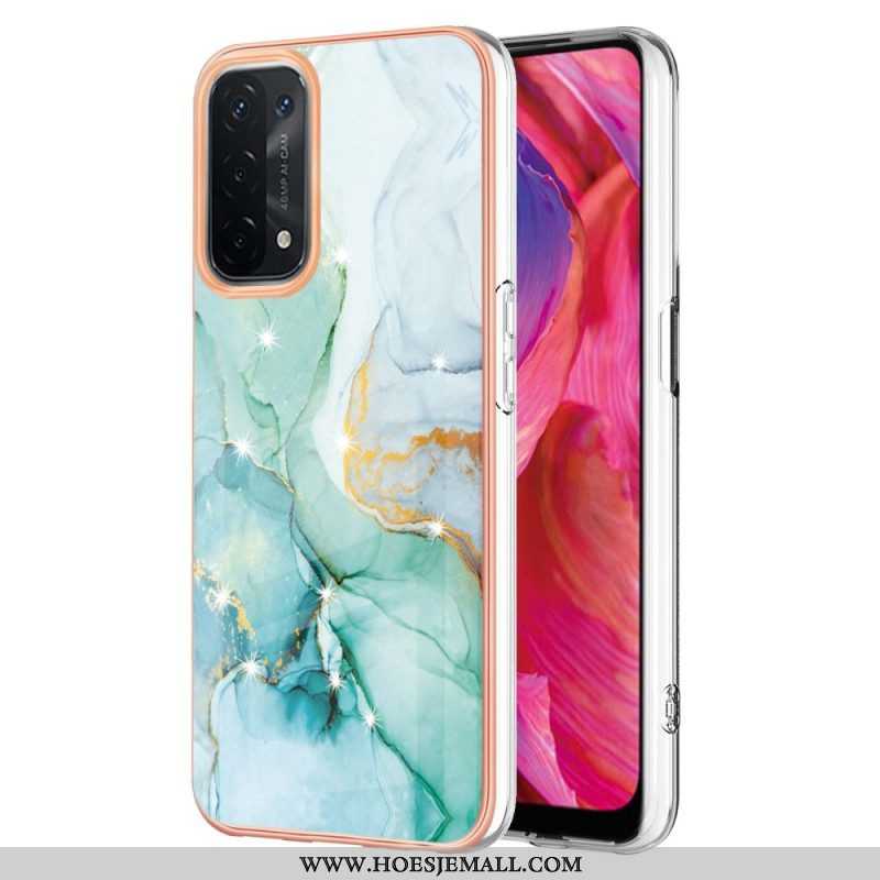 Hoesje voor Oppo A54 5G / A74 5G Marmeren Ontwerp