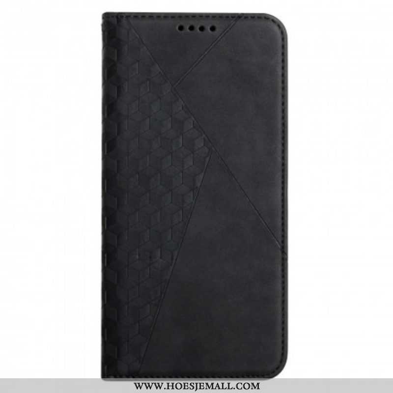 Bescherming Hoesje voor Oppo A54 5G / A74 5G Folio-hoesje Kubieke Stijl Skin-touch