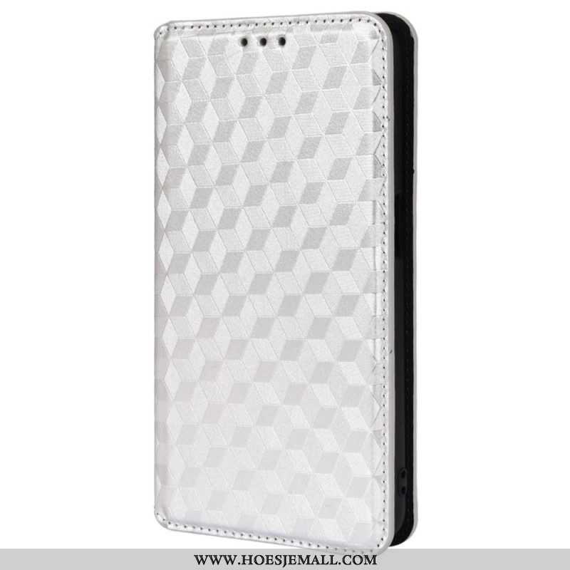 Bescherming Hoesje voor Oppo A54 5G / A74 5G Folio-hoesje 3d Textuur