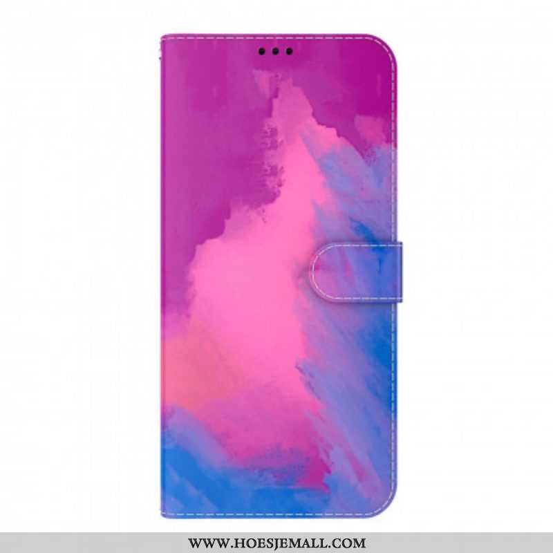 Folio-hoesje voor Oppo A54 5G / A74 5G Waterverf