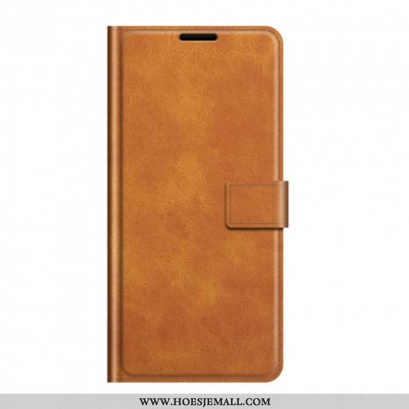 Flip Case voor Oppo A54 5G / A74 5G Klassieke Retro Lederen Stijl