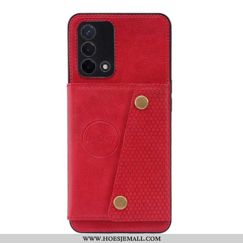 Hoesje voor Oppo A74 4G Portemonnee Snap Portemonnee