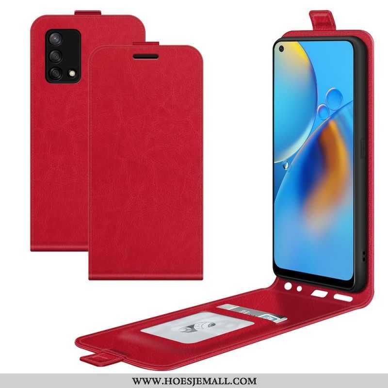 Folio-hoesje voor Oppo A74 4G Flip Case Retro Opvouwbaar