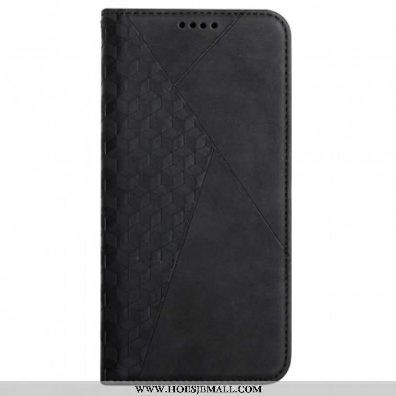 Bescherming Hoesje voor Oppo A94 5G Folio-hoesje Kubieke Stijl Skin-touch