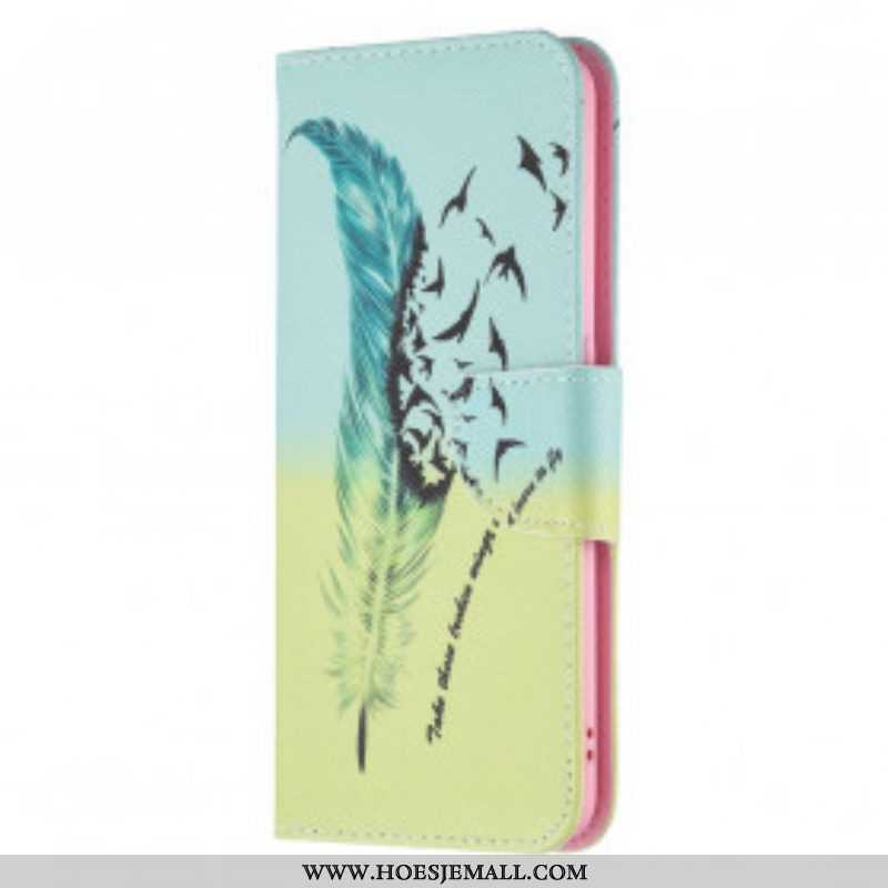 Flip Case voor Oppo A94 5G Leren Vliegen