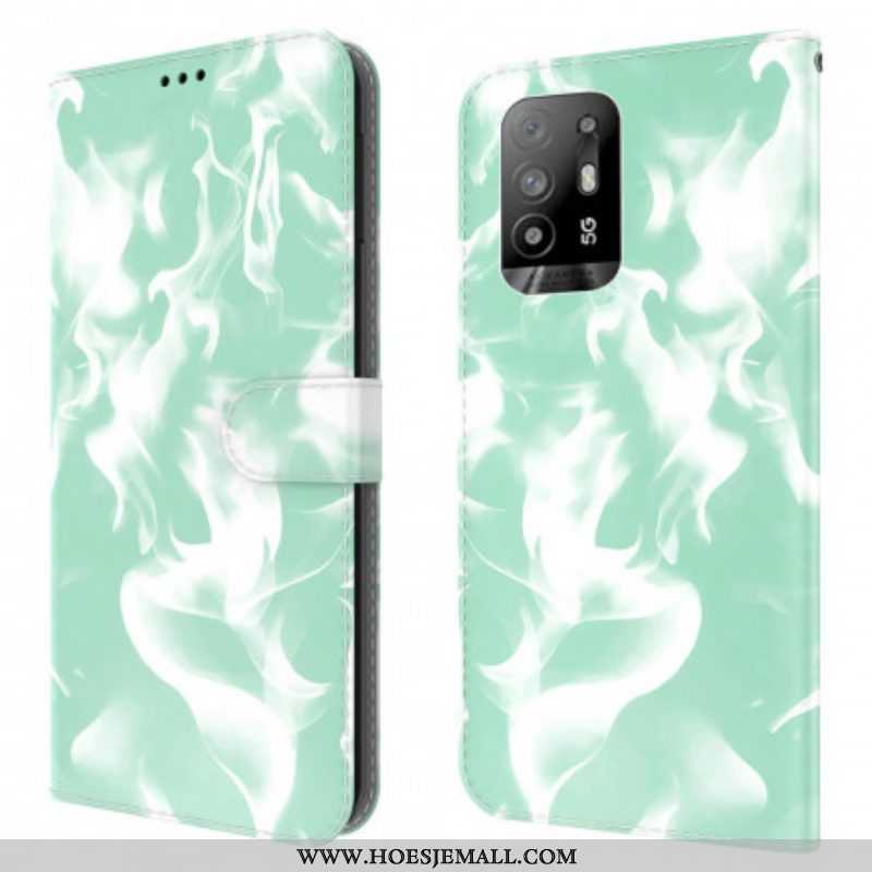 Folio-hoesje voor Oppo A94 5G Abstract Patroon