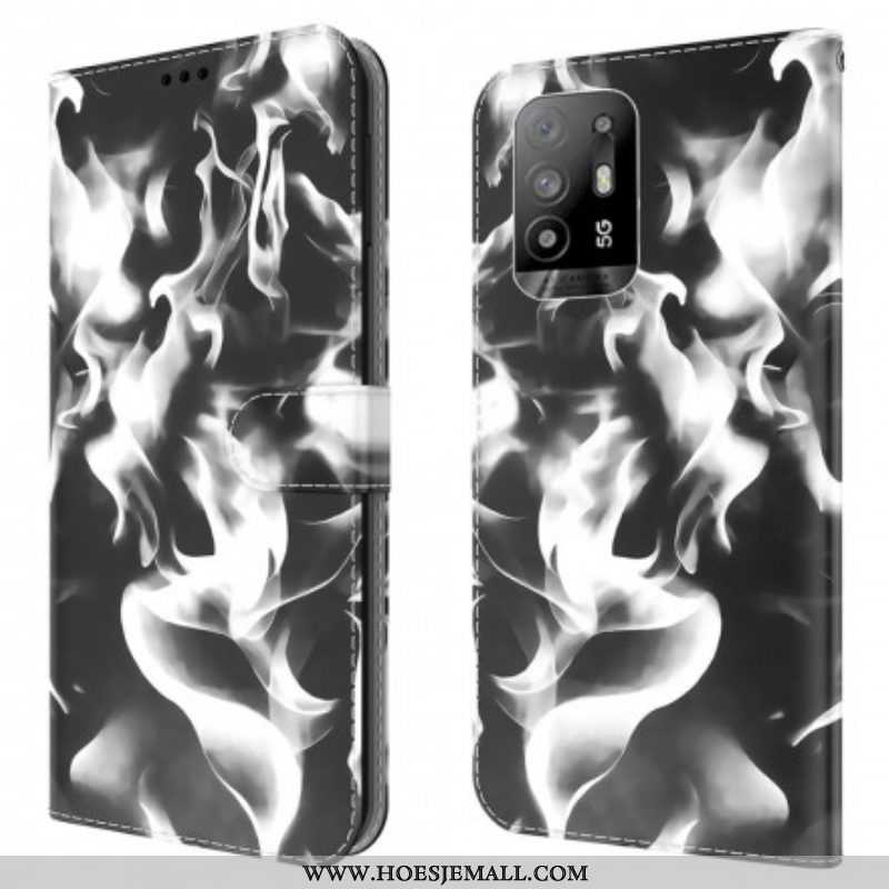 Folio-hoesje voor Oppo A94 5G Abstract Patroon