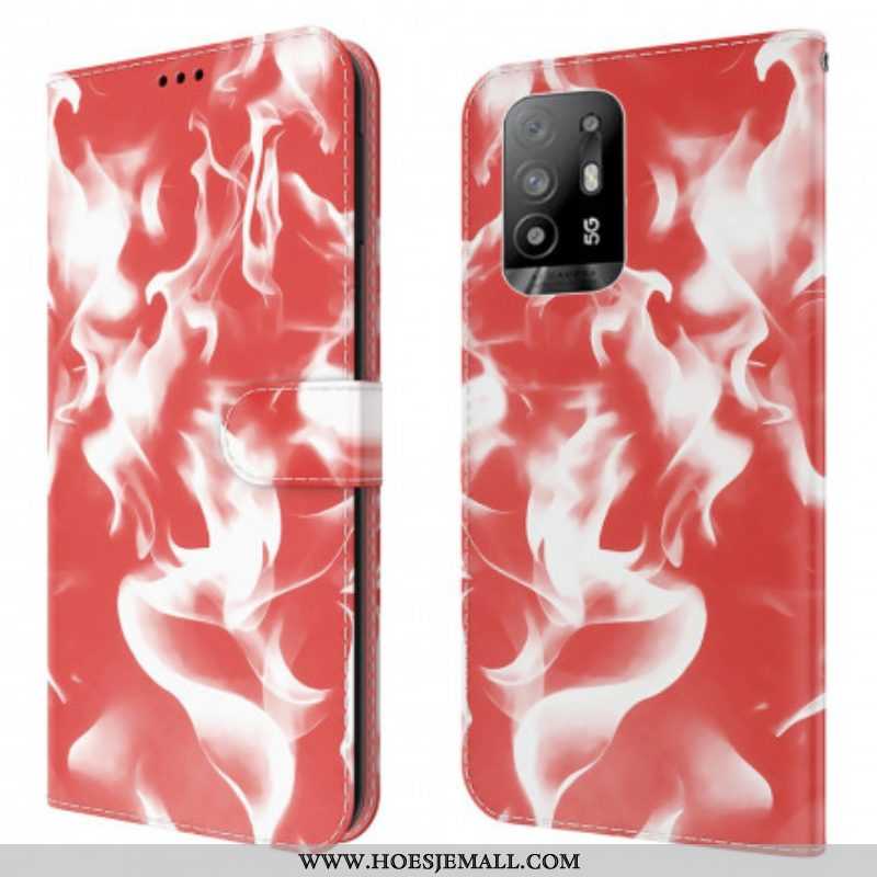 Folio-hoesje voor Oppo A94 5G Abstract Patroon