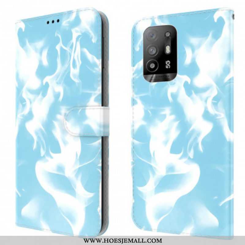 Folio-hoesje voor Oppo A94 5G Abstract Patroon