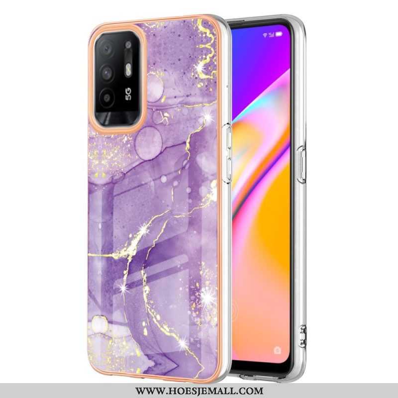 Hoesje voor Oppo A94 5G Marmer