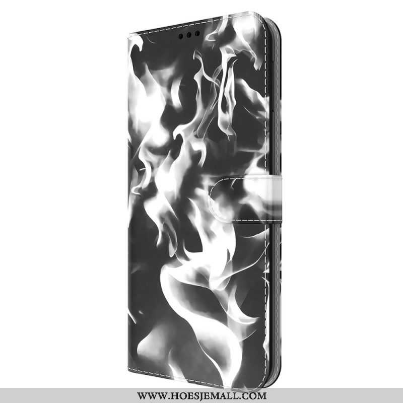 Leren Hoesje voor Oppo Find X3 Lite Abstract Patroon