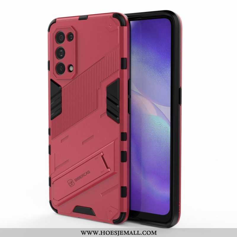 Hoesje voor Oppo Find X3 Lite Handsfree Afneembare Standaard Met Twee Standen