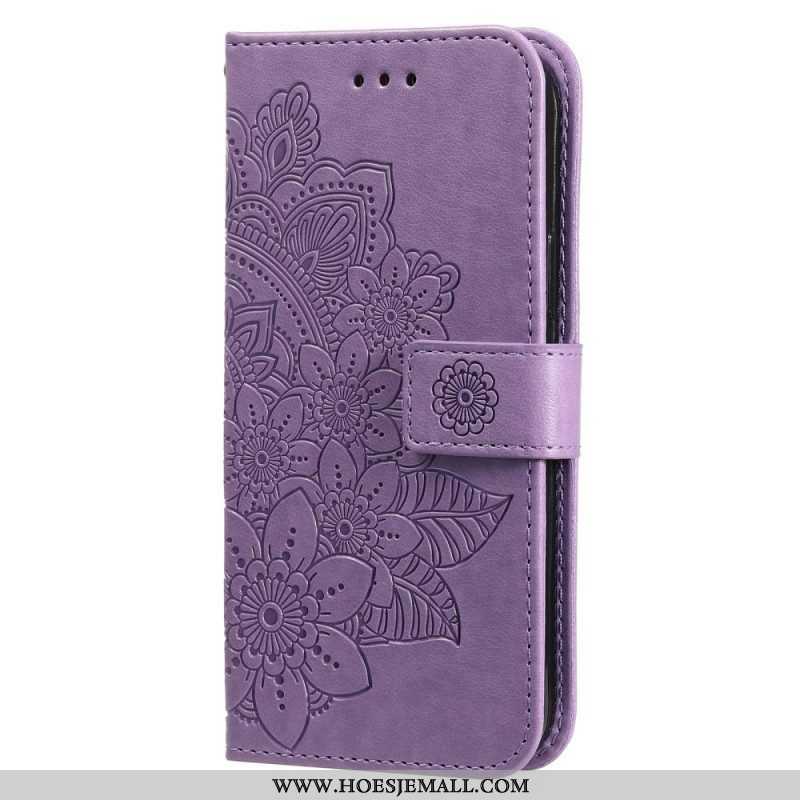 Folio-hoesje voor Oppo Find X5 Lite Mandala Met Koord