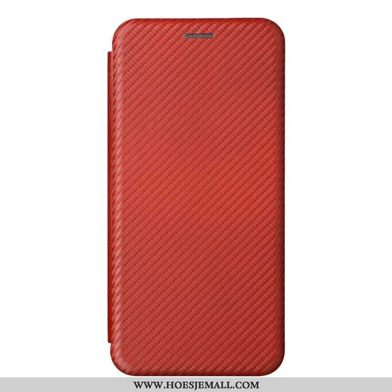 Bescherming Hoesje voor Oppo Find X5 Lite Folio-hoesje Koolstofvezel Textuur