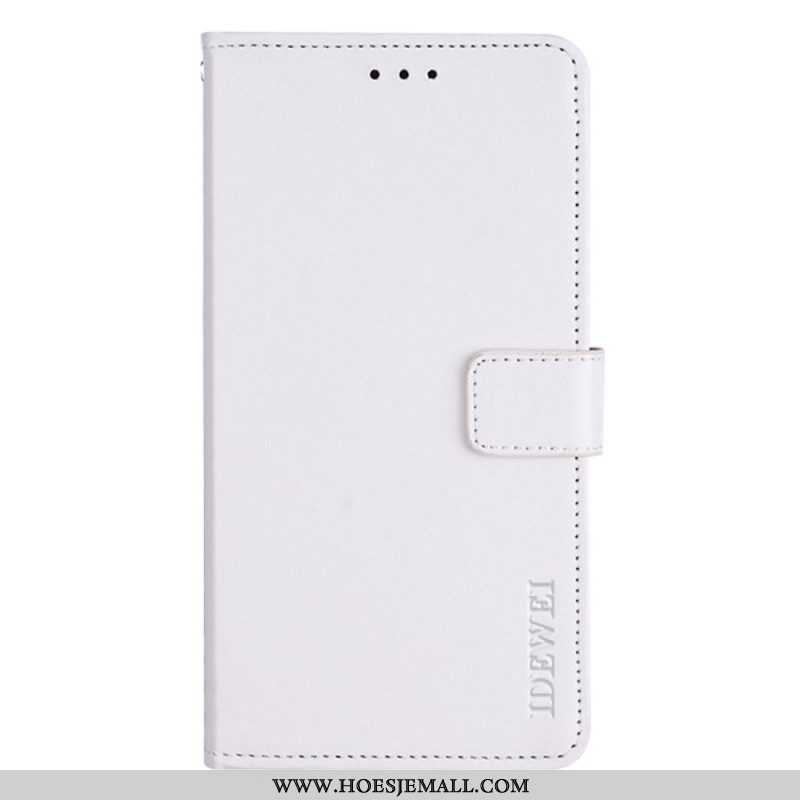 Leren Hoesje voor Oppo Find X5 Lite Idewei Vintage Kunstleer